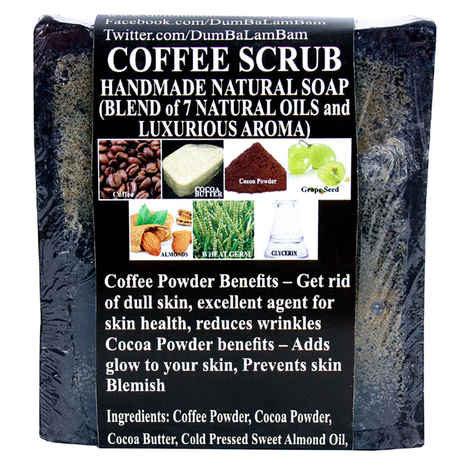 Buy DBLB Coffee Scrub Handmade Natural Soap (100 g) - Purplle
