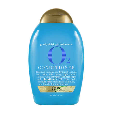 Buy OGX (Organix) Gravity Defying & Hydration + O2 Conditioner (385 ml) - Purplle
