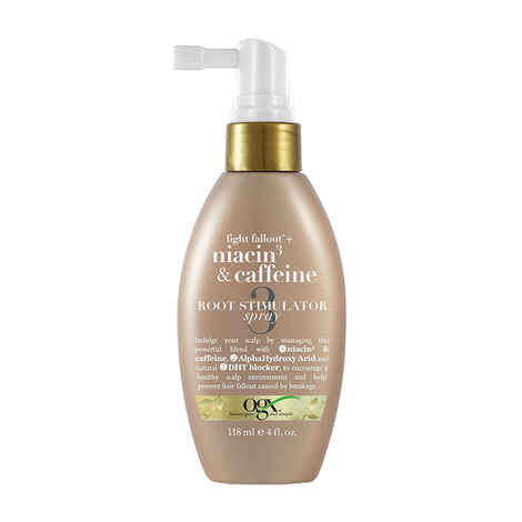 Buy OGX (Organix) Fight Fallout + Niacin3 & Caffeine Root Stimulator Spray 4.Oz - Purplle