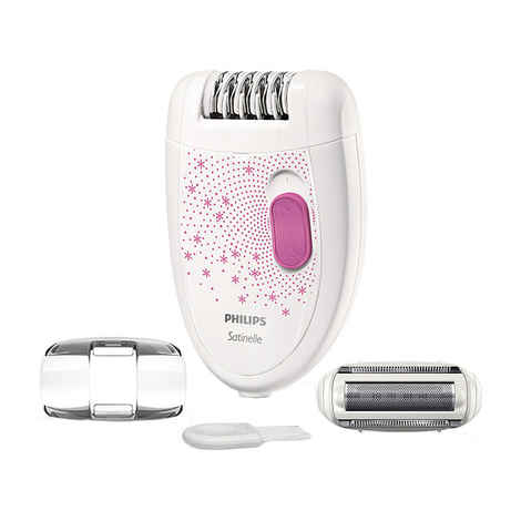Buy Philips For Legs, Arms And Armpits Epilator BRE201/00 - Purplle