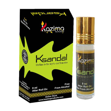 Buy Kazima Sandal Apparel Concentrated Attar Perfume (8 ml) - Purplle