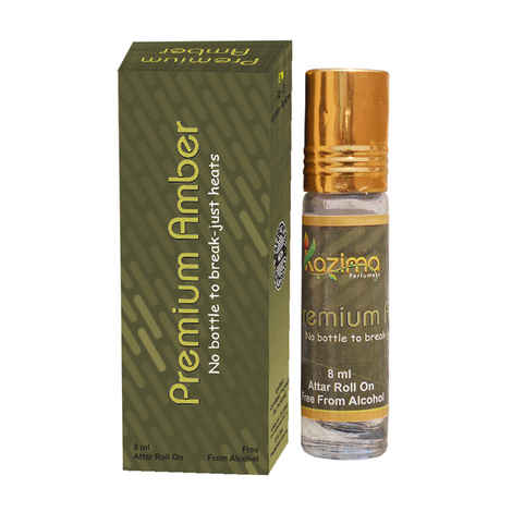 Buy Kazima Premium Amber Apparel Concentrated Attar Perfume (8 ml) - Purplle