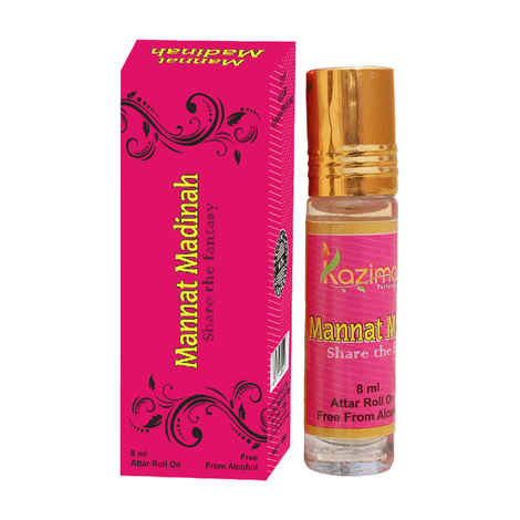 Buy Kazima Mannat Madinah Apparel Concentrated Attar Perfume (8 ml) - Purplle