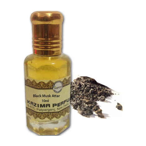 Buy Kazima Black Musk Attar Perfume Pure Natural Undiluted (10 ml) - Purplle