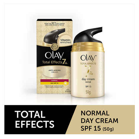 Buy Olay Total Effects 7 In 1 Anti-Aging Day Cream Normal SPF 15 (50 g) - Purplle