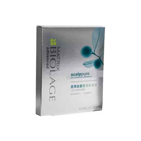 Buy Matrix Advanced Scalppure Dandruff Scrub (6 X 25 ml) - Purplle