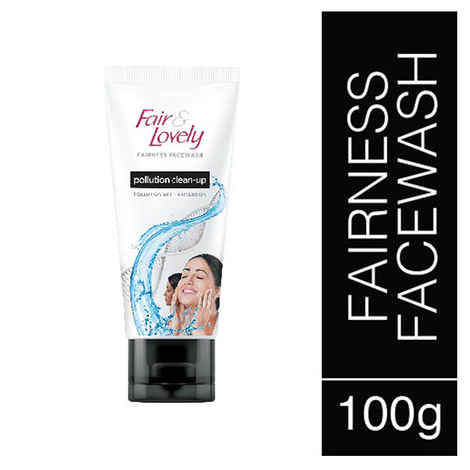 Buy Fair & Lovely Pollution Clean Up Face Wash (100 g) - Purplle