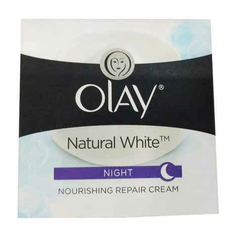 Buy Olay Natural White Night Nourishing Repair Cream (50 g) - Purplle