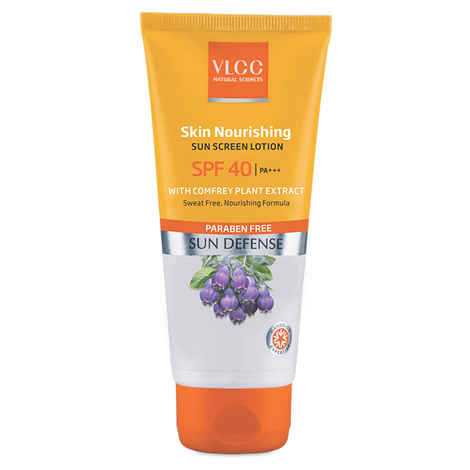Buy VLCC Skin Nourishing Sun Screen Lotion Spf 40 (100 g) - Purplle