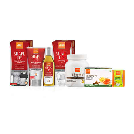 Buy VLCC Shape Up Slimming Oil + Free Slimming Tea 5 Packs (200 g) - Purplle