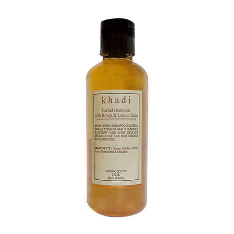 Buy Khadi Honey Lemon Juice Shampoo 210 ml - Purplle