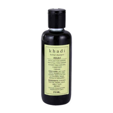 Buy Khadi Shikakai Herbal Shampoo 210 ml - Purplle