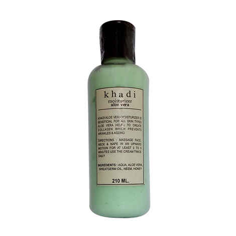 Buy Khadi Alovera Moisturizer Lotion 210 ml - Purplle