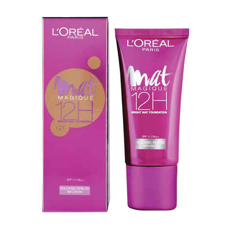 Buy L'Oreal Paris Mat Magique 12H Mat Foundation G3 (30 ml) - Purplle