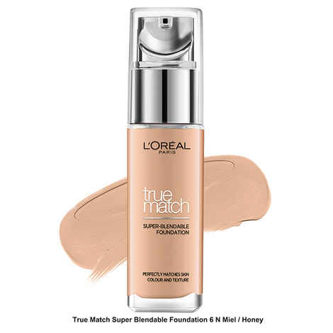 Buy L'Oreal Paris True Match Super Blendable Matte, Natural Liquid Foundation, Natural Finish - 6N Natural Undertone, 30 ml - Purplle