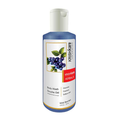 Buy Krishkare Wild Berries Body Wash Douche Gel (200 ml) - Purplle