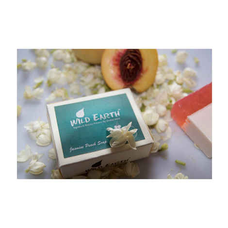 Buy Wild Earth Refreshng Jasmine Peach Soap (100 g) - Purplle