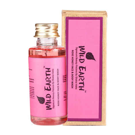 Buy Wild Earth Rose Honey Face & Bodywash (100 ml) - Purplle