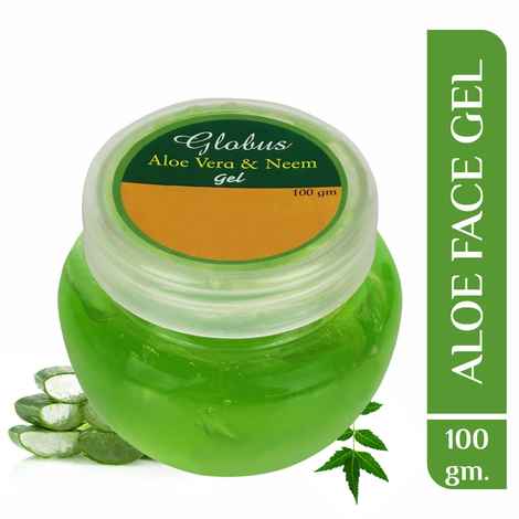 Buy Globus Naturals Aloe Vera & Neem Face Gel 100 gms - Purplle