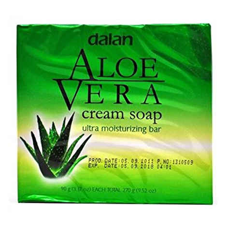 Buy DALAN CREAM SOAP – ALOE VERA (90 g 3) - Purplle