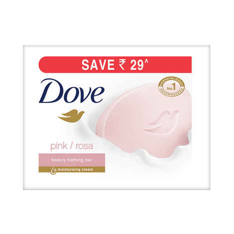 Buy Dove Pink Rosa Beauty Bathing Bar (3 x 100 g) - Purplle