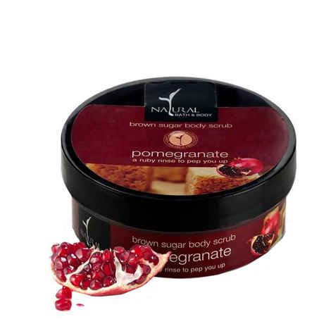 Buy Natural Bath & Body Pomegrenate Brown Sugar Body Scrub (100 ml) - Purplle