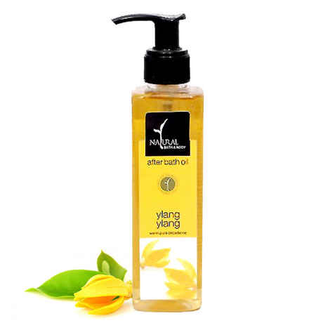 Buy Natural Bath & Body Ylang Ylang After Bath Oil (200 ml) - Purplle