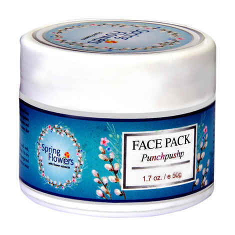 Buy Zenvista Spring Flowers Punchpushp Face Pack (50 g - Purplle