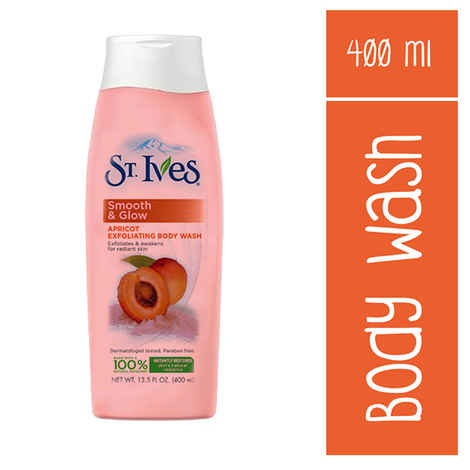 Buy ST.Ives Exfoliating Apricot Body Wash (400 ml) - Purplle