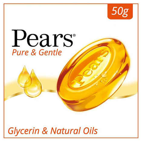 Buy Pears Pure & Gentle Bathing Bar (50 g) - Purplle