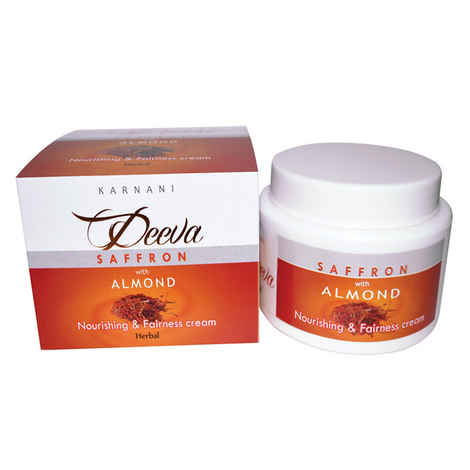 Buy Karnani Deeva Saffron With Almond Cream (Herbal) (100 g) - Purplle