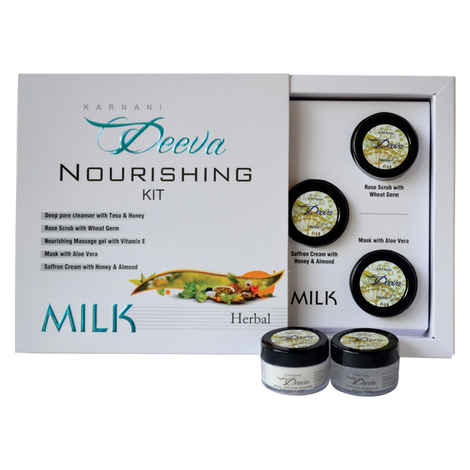 Buy Karnani Deeva Nourishing Kit (Herbal) Milk (75 g) - Purplle