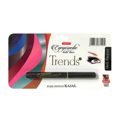 Buy K-Veda Eyeyurvedic Kohl Liner Black Shimmer Pure Indian Kajal (0.25 g) - Purplle