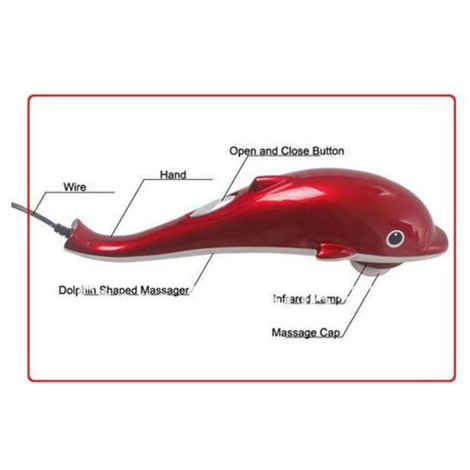 Buy Dolphin Infrared Full Body Massager With 3 Attachments - Purplle