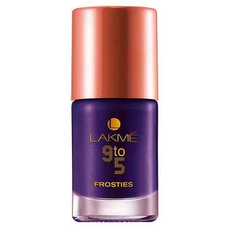 Buy Lakme 9 to 5 Nail Frosties Purple Frost (9 ml) - Purplle