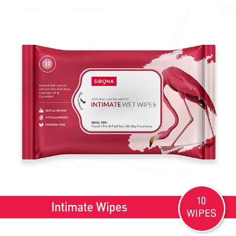 Buy Sirona Inwi Intimate Wipes - Purplle