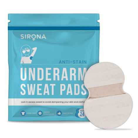 Sirona Under Arm Sweat Pads for Men and Women - 24 Pads