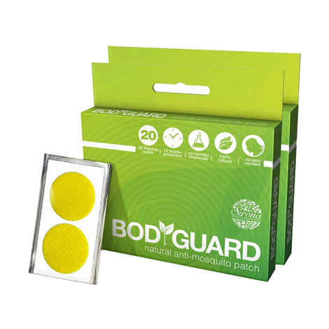 Buy Bodyguard Premium Natural Anti Mosquito Patches (40 Patches - 2 Pack) - Purplle