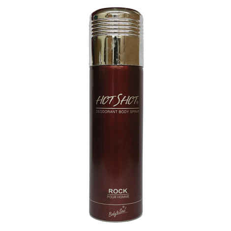 Buy Hot Shot Deodorant Body Spray Rock Pour Homme (200 ml) - Purplle