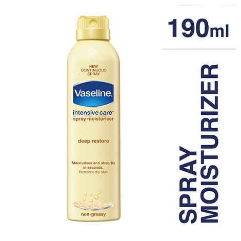 Buy Vaseline Intensive Care Deep Restore Spray Moisturiser (190 ml) - Purplle