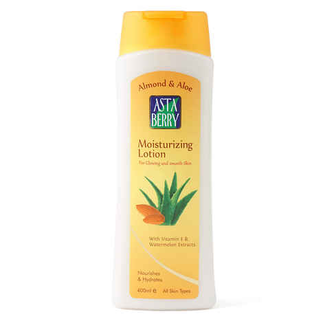 Buy Astaberry Almond & Aloe Moisturizing Lotion (400 ml) - Purplle