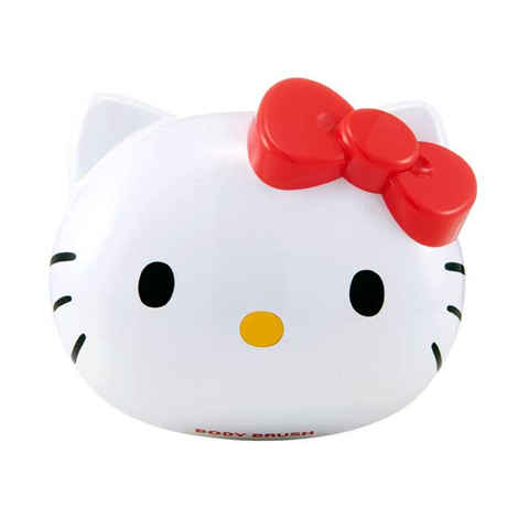 Buy Hello Kitty Body Cleansing Brush White Color - Purplle