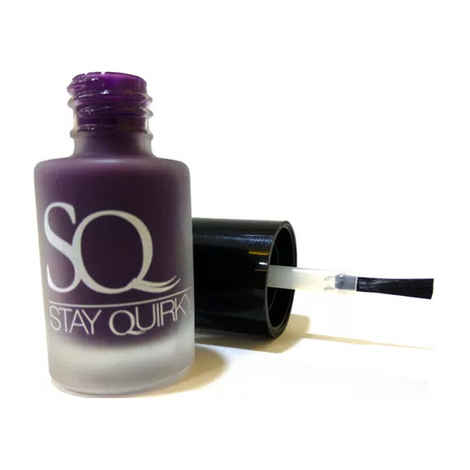 Buy Stay Quirky Nail Polish, Matte, Mauve - Matte Le Blah Blah 1017 (6 ml) - Purplle