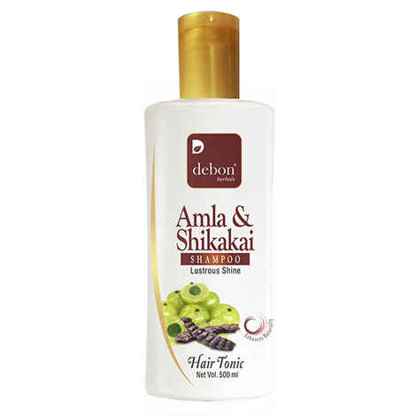 Buy Debon Herbals Amla & Shikakai Shampoo (500 ml) - Purplle