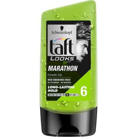 Buy Schwarzkopf Taft All Weather Looks Marathon Power Gel Long Lasting Hold (150 ml) - Purplle