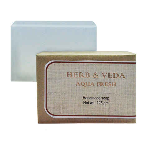 Buy Herb & Veda Aqua Fresh Bathing Bar (125 g) - Purplle