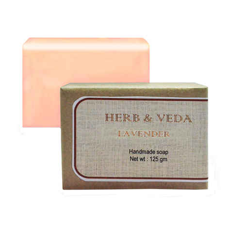 Buy Herb & Veda Lavender Bathing Bar (125 g) - Purplle