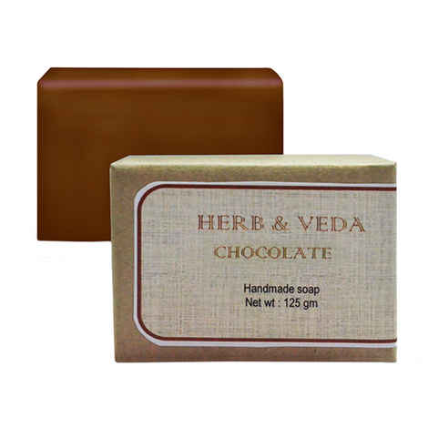 Buy Herb & Veda Chocolate Bathing Bar (125 g) - Purplle