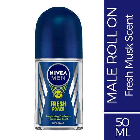 Buy Nivea MEN Deodorant Roll On, Fresh Power (50 ml) - Purplle