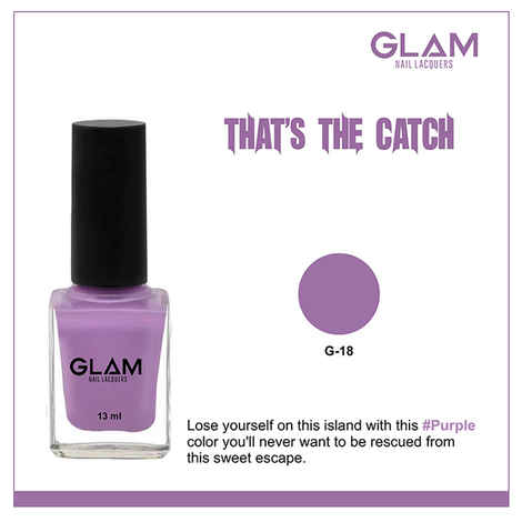 Buy GLAM Nail Lacquers That's The Catch (G -18) (13 ml) - Purplle